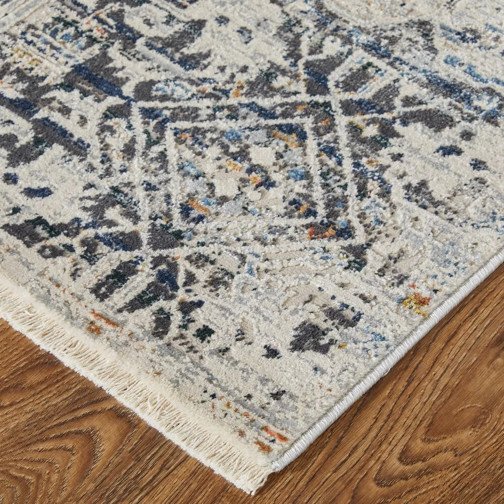 Feizy Rugs Kaia 5' x 7'9" Navy and Beige Area Rug Feizy Rugs Kaia 5' X 7'9" Navy And Beige Area Rug -Carpet And Flooring Stores 6040820 2