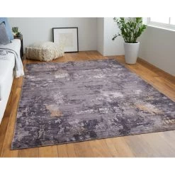 Feizy Rugs Mathis 3'11" X 6' Gray Area Rug -Carpet And Flooring Stores 6042388 2