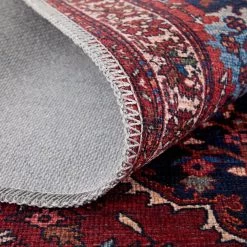 Feizy Rugs Rawlins 39HDF 3'11" X 6' Red And Navy Area Rug 4 Feizy Rugs Rawlins 39HDF 3'11" X 6' Red And Navy Area Rug -Carpet And Flooring Stores 6043436 5