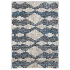 Feizy Rugs Mynka 4' X 6' Blue And Gray Area Rug