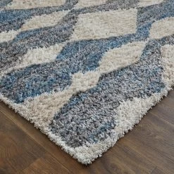 Feizy Rugs Mynka 4' X 6' Blue And Gray Area Rug -Carpet And Flooring Stores 6044608 3