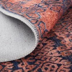 Feizy Rugs Voss 3'11" X 6' Tan And Blue Area Rug 3 Feizy Rugs Voss 3'11" X 6' Tan And Blue Area Rug -Carpet And Flooring Stores 6045316 4