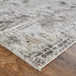 Feizy Rugs Vancouver 4' X 6' Ivory And Charcoal Area Rug -Carpet And Flooring Stores 6047593 3