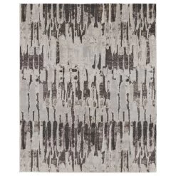 Feizy Rugs Vancouver 4' X 6' Gray And Charcoal Area Rug