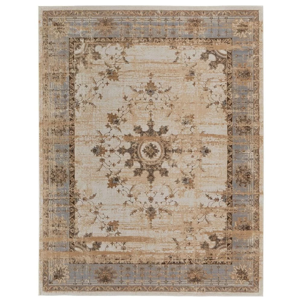Feizy Rugs Celene 39KWF 9' x 12' Beige and Gray Area Rug Feizy Rugs Celene 39KWF 9' X 12' Beige And Gray Area Rug -Carpet And Flooring Stores 6055075 1
