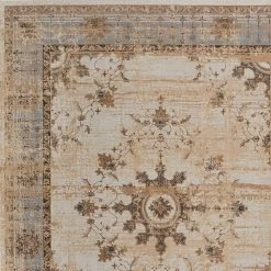 Feizy Rugs Celene 39KWF 9' X 12' Beige And Gray Area Rug 6 Feizy Rugs Celene 39KWF 9' X 12' Beige And Gray Area Rug -Carpet And Flooring Stores 6055075 7