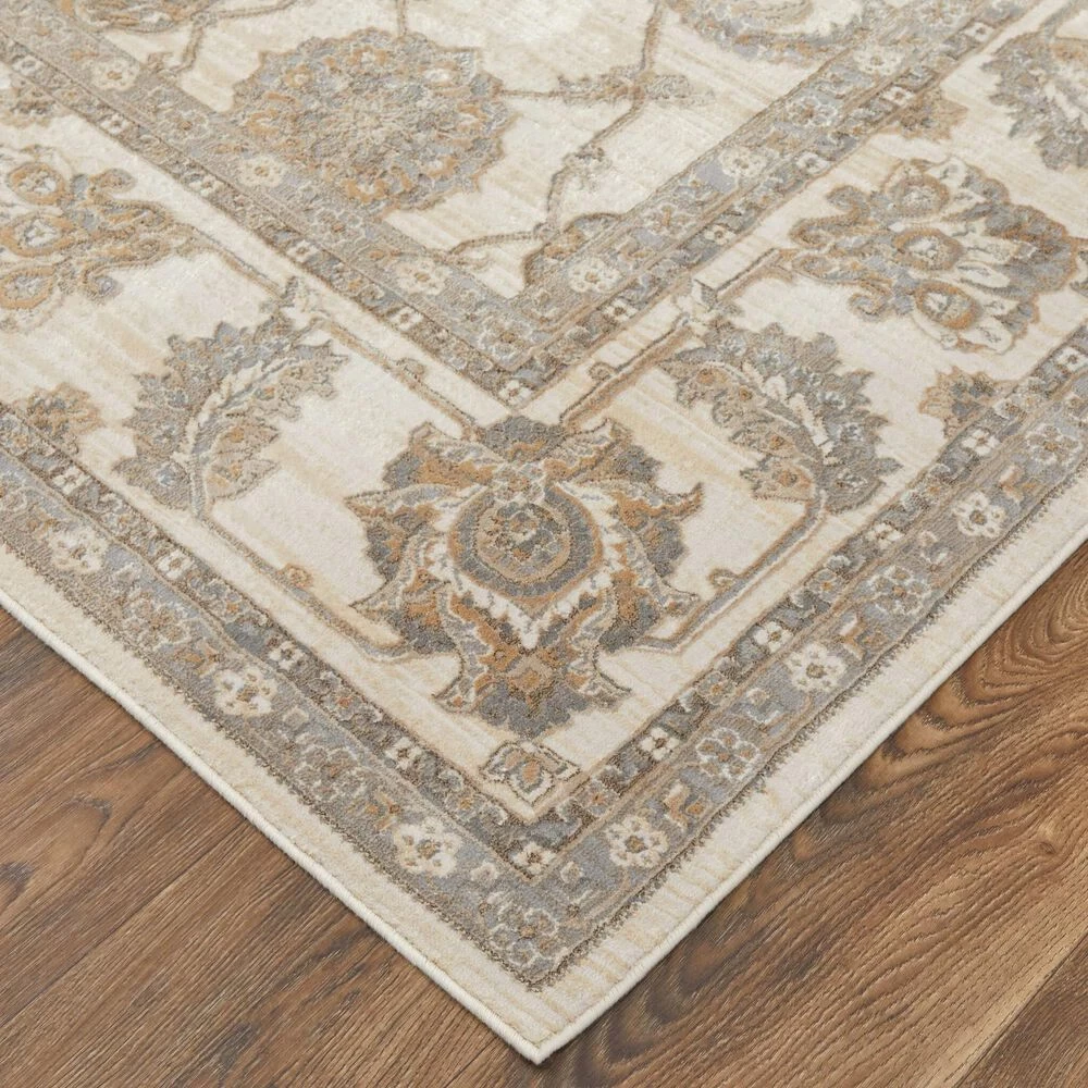 Feizy Rugs Celene 39KZF 5' x 7'6" Beige and Gray Area Rug Feizy Rugs Celene 39KZF 5' X 7'6" Beige And Gray Area Rug -Carpet And Flooring Stores 6055133 3
