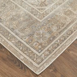 Feizy Rugs Celene 39KXF 7'9" X 10' Beige And Gray Area Rug 2 Feizy Rugs Celene 39KXF 7'9" X 10' Beige And Gray Area Rug -Carpet And Flooring Stores 6055398 3