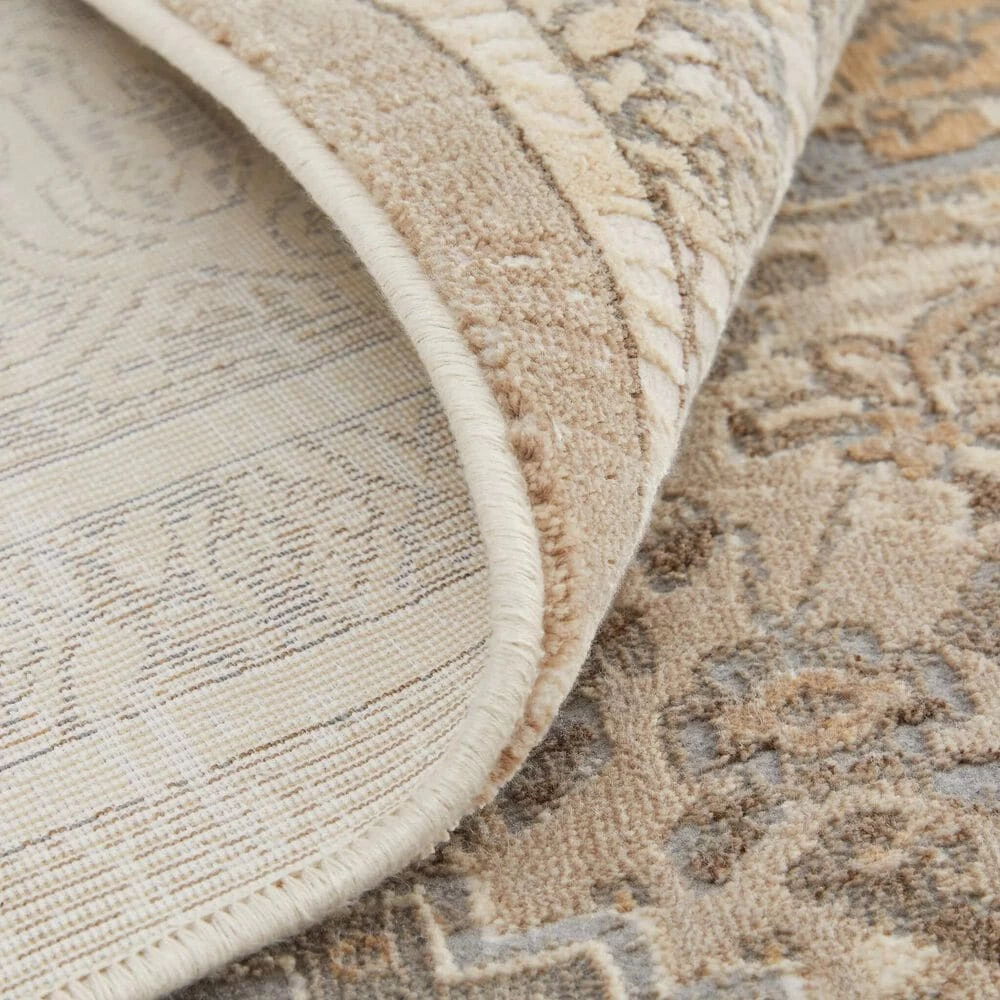 Feizy Rugs Celene 39KXF 7'9" x 10' Beige and Gray Area Rug Feizy Rugs Celene 39KXF 7'9" X 10' Beige And Gray Area Rug -Carpet And Flooring Stores 6055398 4