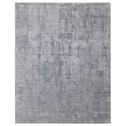 Feizy Rugs Eastfield 69A8F 3' X 5' Blue And Silver Area Rug