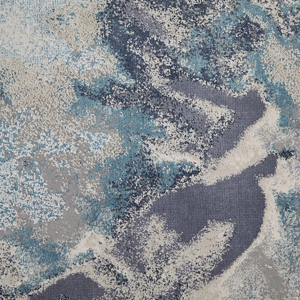Feizy Rugs Astra 8' x 10' Gray and Navy Area Rug Feizy Rugs Astra 8' X 10' Gray And Navy Area Rug -Carpet And Flooring Stores 6059184 6