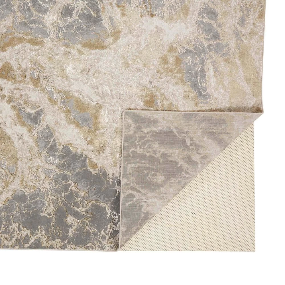 Feizy Rugs Aura 3563F 3'11" x 6' Beige and Gray Area Rug Feizy Rugs Aura 3563F 3'11" X 6' Beige And Gray Area Rug -Carpet And Flooring Stores 6072013 5