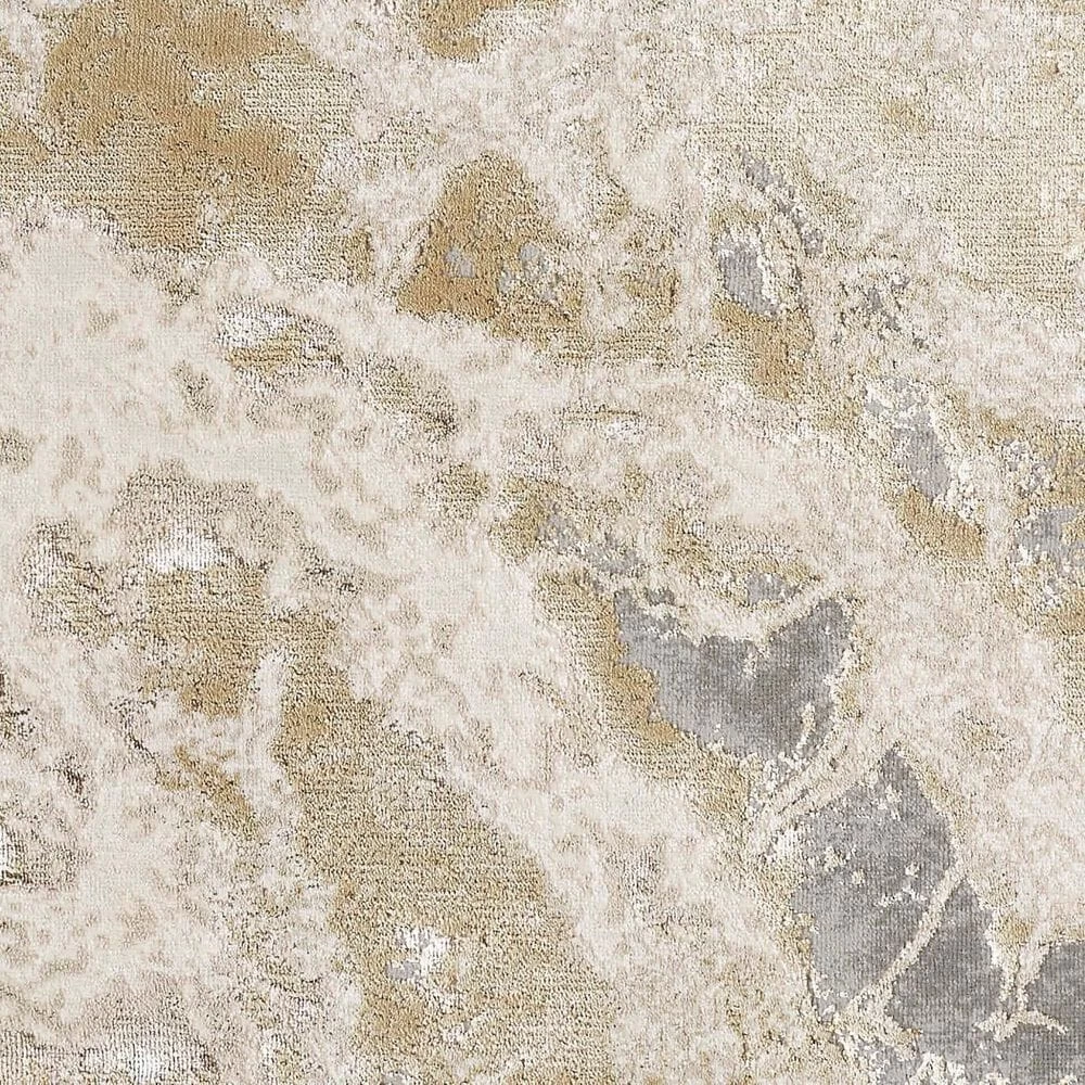 Feizy Rugs Aura 3563F 3'11" x 6' Beige and Gray Area Rug Feizy Rugs Aura 3563F 3'11" X 6' Beige And Gray Area Rug -Carpet And Flooring Stores 6072013 6