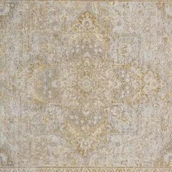 Feizy Rugs Aura 3734F 3'11" X 6' Brown And Gold Area Rug -Carpet And Flooring Stores 6072153 6