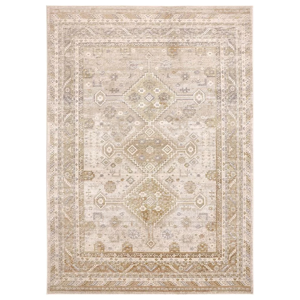 Feizy Rugs Aura 3738F 3'11" x 6' Gold and Ivory Area Rug Feizy Rugs Aura 3738F 3'11" X 6' Gold And Ivory Area Rug -Carpet And Flooring Stores 6072294 1