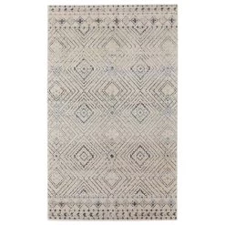 Feizy Rugs Camellia 4'3" X 6'3" Ivory And Blue Area Rug