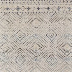 Feizy Rugs Camellia 4'3" X 6'3" Ivory And Blue Area Rug 6 Feizy Rugs Camellia 4'3" X 6'3" Ivory And Blue Area Rug -Carpet And Flooring Stores 6084000 7