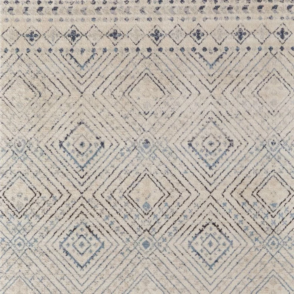 Feizy Rugs Camellia 4'3" x 6'3" Ivory and Blue Area Rug Feizy Rugs Camellia 4'3" X 6'3" Ivory And Blue Area Rug -Carpet And Flooring Stores 6084000 7