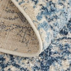 Feizy Rugs Camellia 39KMF 4'3" X 6'3" Blue And Ivory Area Rug -Carpet And Flooring Stores 6084166 4