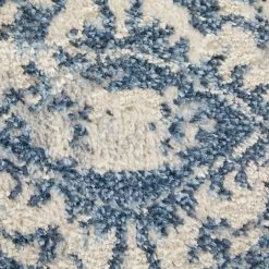 Feizy Rugs Camellia 39KMF 4'3" X 6'3" Blue And Ivory Area Rug -Carpet And Flooring Stores 6084166 6