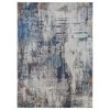 Feizy Rugs Edgemont 39IRF Multi / Ivory 3' X 5' Area Rug