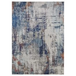 Feizy Rugs Edgemont 39IRF Multi / Ivory 3' X 5' Area Rug