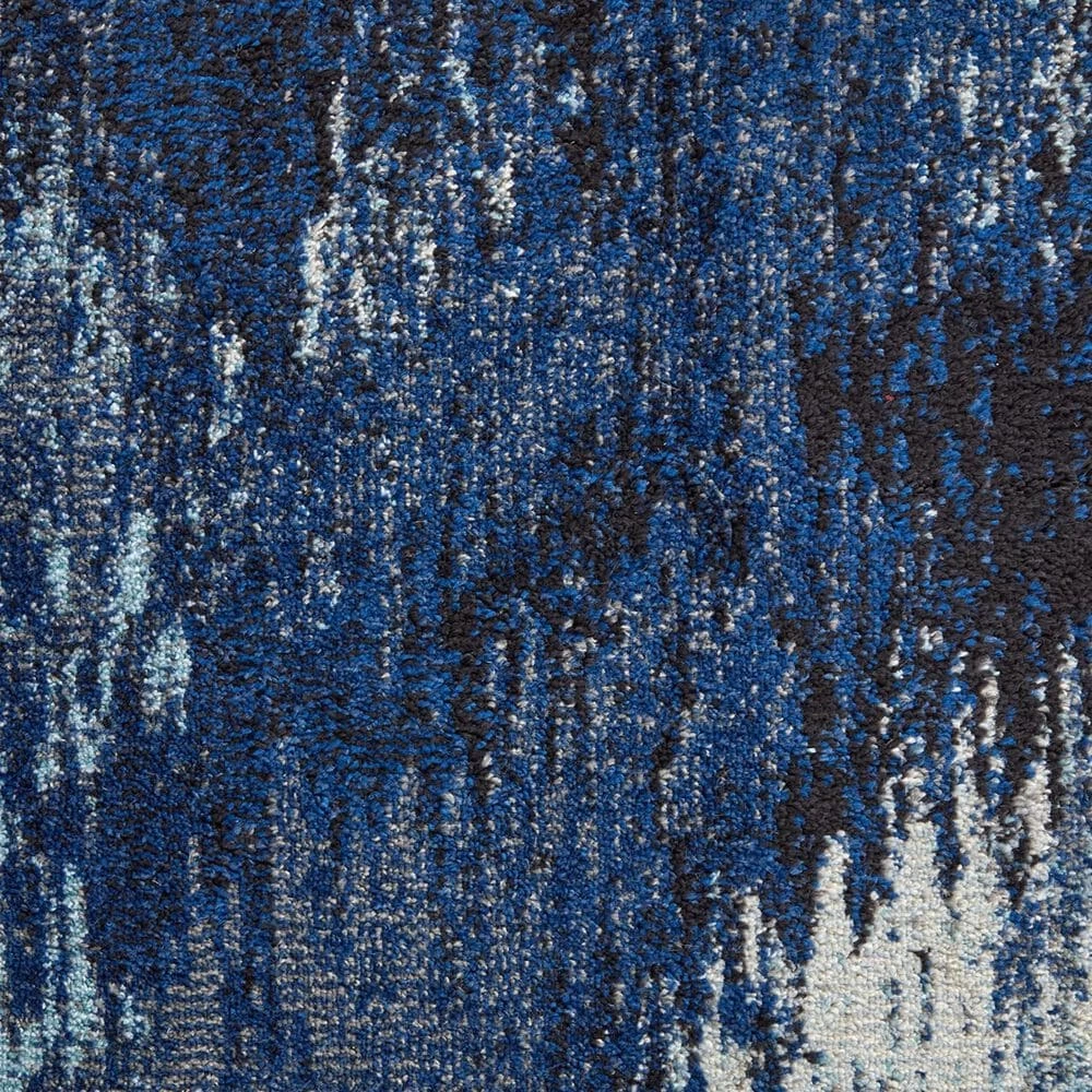 Feizy Rugs Edgemont 39ITF Navy / Gray 3' x 5' Area Rug Feizy Rugs Edgemont 39ITF Navy / Gray 3' X 5' Area Rug -Carpet And Flooring Stores 6090494 5