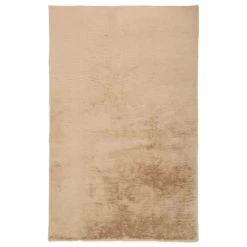 Feizy Rugs 4506F Luxe Velour Beige 5' X 7' Area Rug