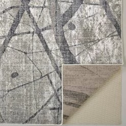 Feizy Rugs 3877F Kano Gray 2'2" X 3' Area Rug -Carpet And Flooring Stores 6091096 3