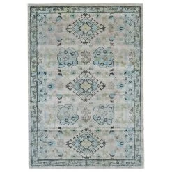 Feizy Rugs 3378F Katari Gray / Blue 4'3" X 6'3" Area Rug