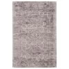Feizy Rugs 8377F Nadia Gray / Purple 3'6" X 5'6" Area Rug