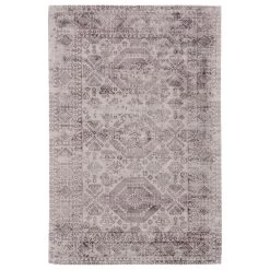 Feizy Rugs 8377F Nadia Gray / Purple 3'6" X 5'6" Area Rug