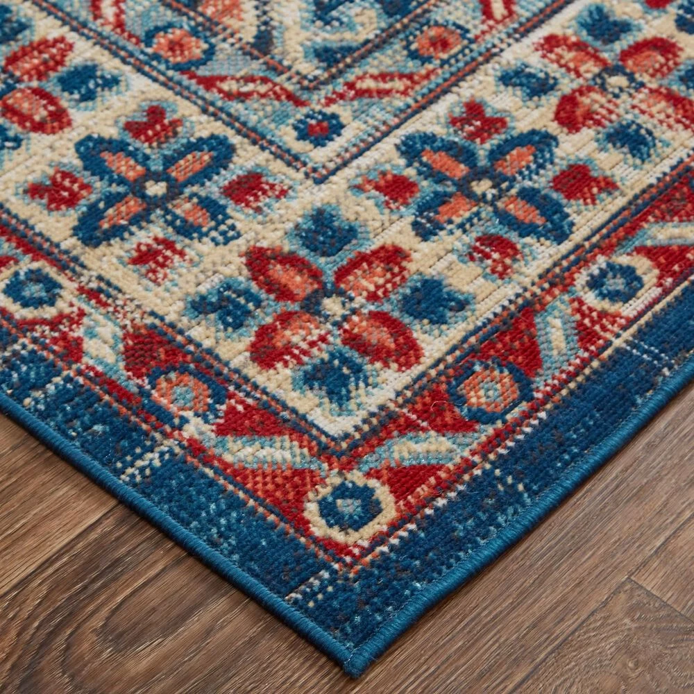 Feizy Rugs 39CAF Nolan Blue Multi 2'-10" x 7'-10" Runner Feizy Rugs 39CAF Nolan Blue Multi 2'-10" X 7'-10" Runner -Carpet And Flooring Stores 6091930 2