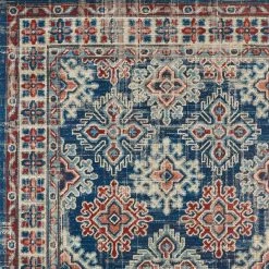 Feizy Rugs 39CAF Nolan Blue Multi 2'-10" X 7'-10" Runner 4 Feizy Rugs 39CAF Nolan Blue Multi 2'-10" X 7'-10" Runner -Carpet And Flooring Stores 6091930 5