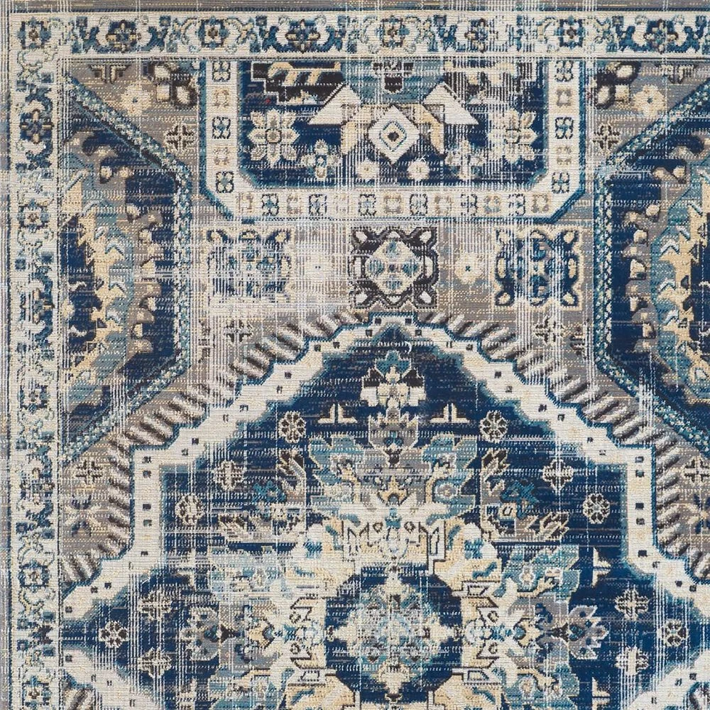 Feizy Rugs 39CDF Nolan Gray / Blue 2'-10" x 7'-10" Runner Feizy Rugs 39CDF Nolan Gray / Blue 2'-10" X 7'-10" Runner -Carpet And Flooring Stores 6091948 5