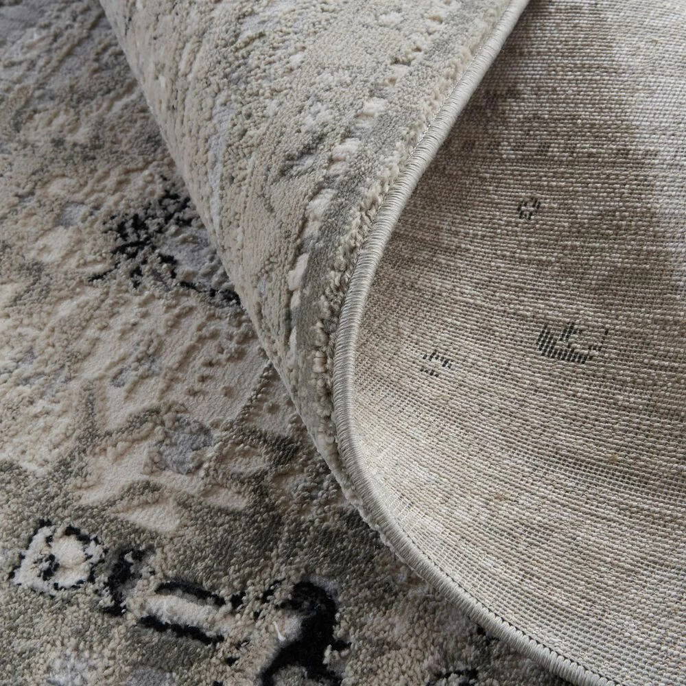 Feizy Rugs Macklaine 2'10" x 7'10" Beige and Silver Runner Feizy Rugs Macklaine 2'10" X 7'10" Beige And Silver Runner -Carpet And Flooring Stores 6092201 3