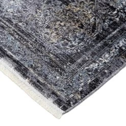 Feizy Rugs 3967F Sarrant Gray / Silver 12' X 15' Area Rug -Carpet And Flooring Stores 6092995 3