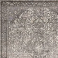 Feizy Rugs 3967F Sarrant Gray / Silver 12' X 15' Area Rug -Carpet And Flooring Stores 6092995 5