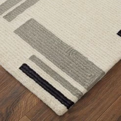 Feizy Rugs Maguire 8903F 3'6" X 5'6" Ivory And Black Area Rug 2 Feizy Rugs Maguire 8903F 3'6" X 5'6" Ivory And Black Area Rug -Carpet And Flooring Stores 6157780 3