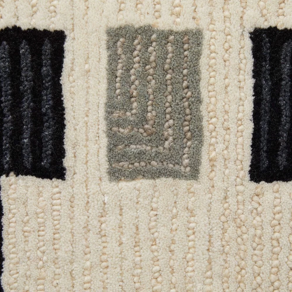 Feizy Rugs Maguire 8903F 3'6" x 5'6" Ivory and Black Area Rug Feizy Rugs Maguire 8903F 3'6" X 5'6" Ivory And Black Area Rug -Carpet And Flooring Stores 6157780 6