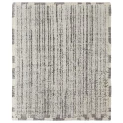 Feizy Rugs Ashby 8906F 3'6" X 5'6" Ivory And Gray Area Rug