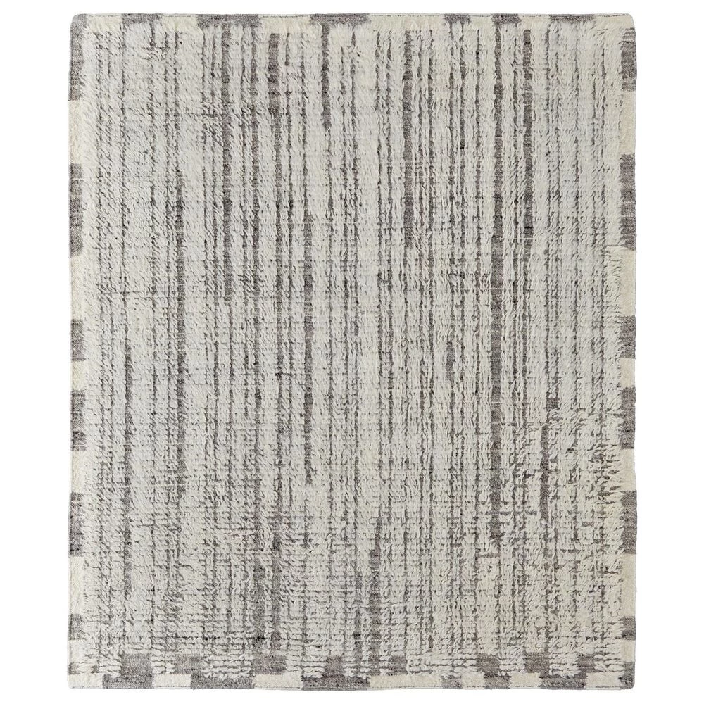 Feizy Rugs Ashby 8906F 3'6" x 5'6" Ivory and Gray Area Rug Feizy Rugs Ashby 8906F 3'6" X 5'6" Ivory And Gray Area Rug -Carpet And Flooring Stores 6180006 1
