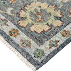 Amer Rugs Jaigarh 2' X 3' Denim And Slate Area Rug -Carpet And Flooring Stores 6216156 7