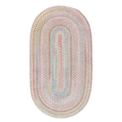 Capel Cutting Garden Rugs 0450-240 3' X 5' Grass Oval Kids Rug