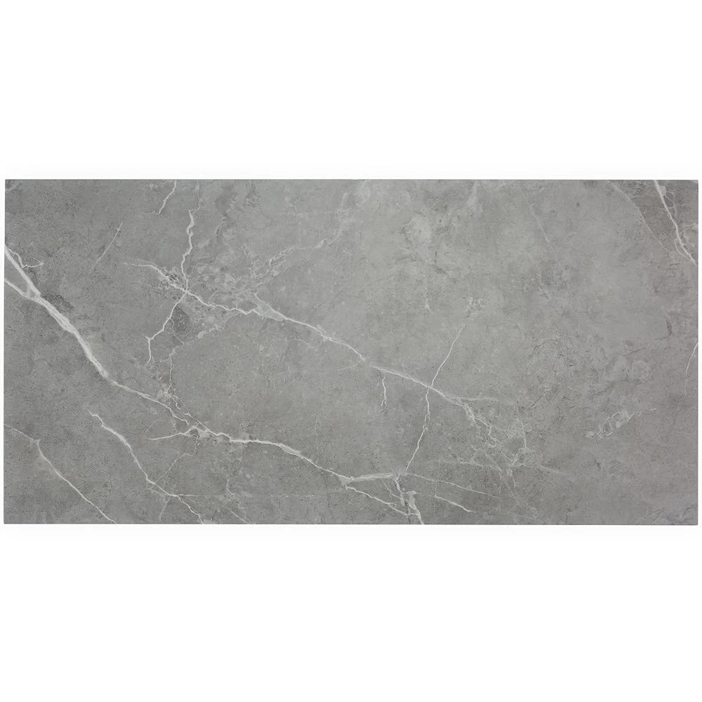 Ivy Hill Tile Duren 28mil Marbello Gray 18 in. x 36 in. Glue Down Luxury Vinyl Tile Flooring (36 sq. ft.) Ivy Hill Tile Duren 28mil Marbello Gray 18 In. X 36 In. Glue Down Luxury Vinyl Tile Flooring (36 Sq. Ft.) -Carpet And Flooring Stores