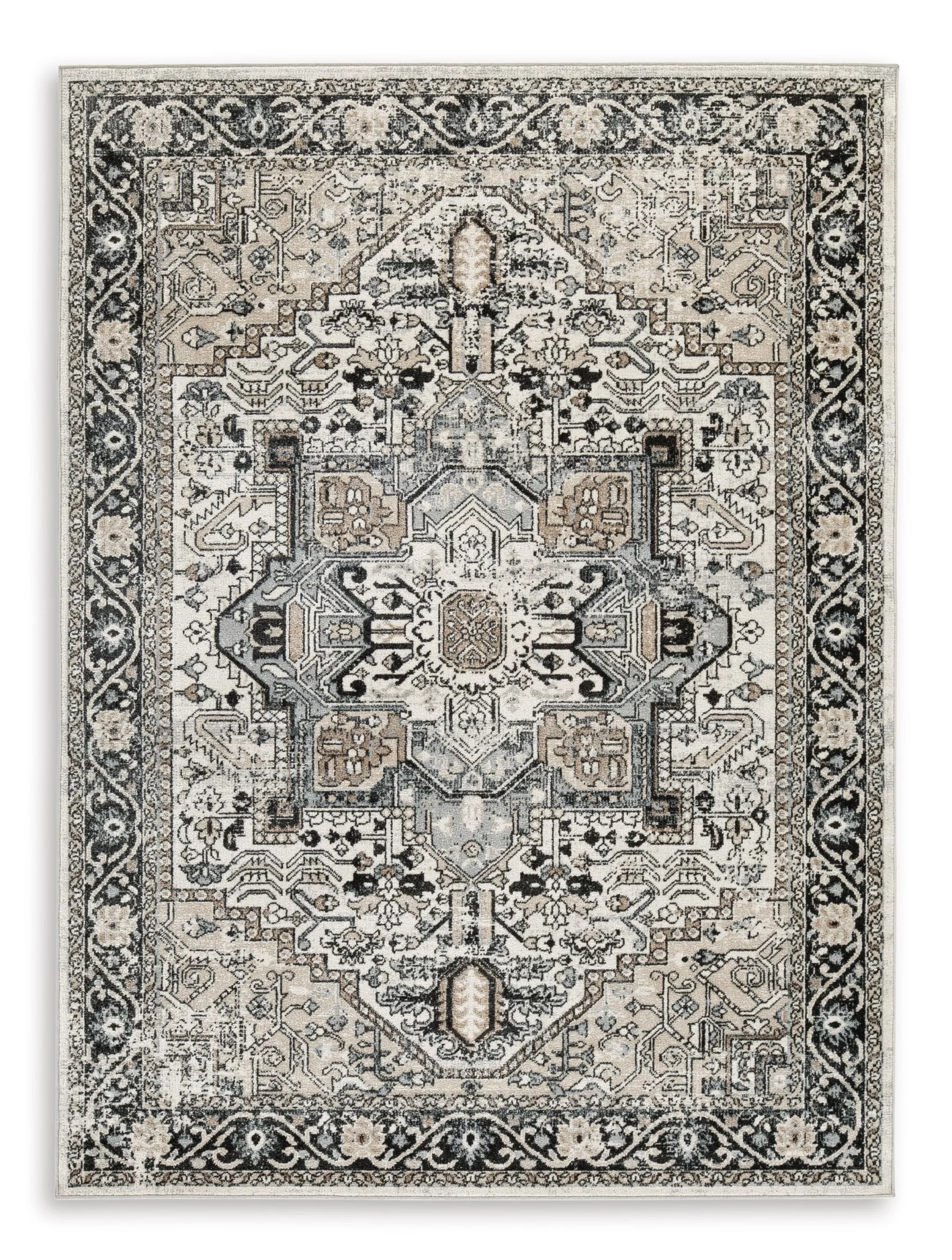 Gregmoore 5'2" X 6'10" Rug Signature Design By Ashley Machine Washable Rugs Gregmoore 5'2" X 6'10" Rug