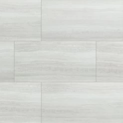 MSI White Ocean 12 In. X 24 In. Rigid Core Luxury Vinyl Tile Flooring (19.37 Sq. Ft. / Case)