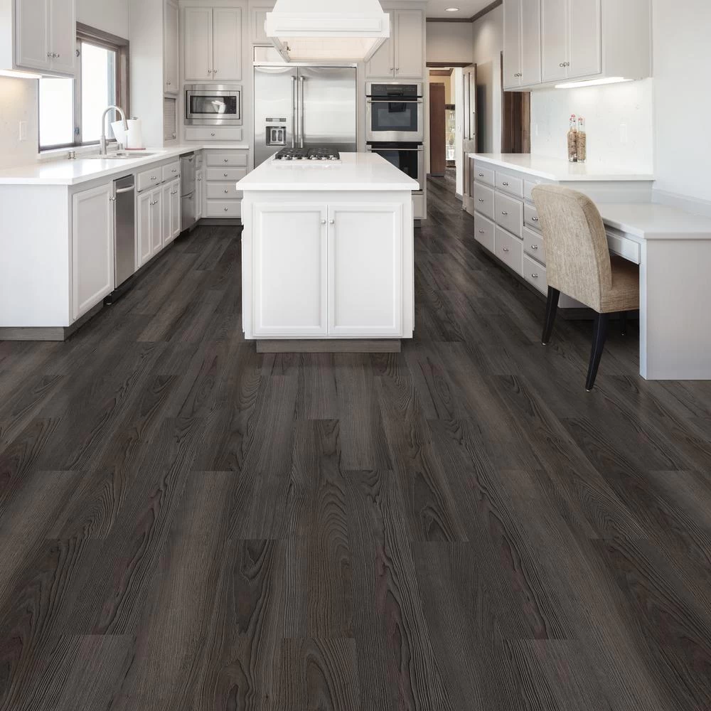 Home Decorators Collection Black Ash 7.1 in. W x 47.6 in. L Luxury Vinyl Plank Flooring (23.44 sq. ft. / case) Home Decorators Collection Black Ash 7.1 In. W X 47.6 In. L Luxury Vinyl Plank Flooring (23.44 Sq. Ft. / Case) -Carpet And Flooring Stores