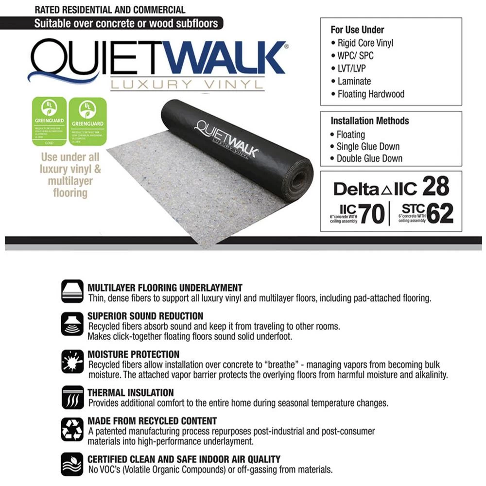 MP Global Products QuietWalk LV 360 Sq Ft Underlayment for Luxury Vinyl Flooring MP Global Products QuietWalk LV 360 Sq Ft Underlayment For Luxury Vinyl Flooring -Carpet And Flooring Stores d7c8bee2 bd56 4ad0 a13a