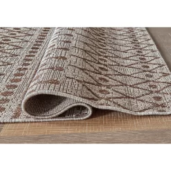 Dubot Tan/Brown Indoor/Outdoor Large Rug Signature Design By Ashley Casual Area Rugs Dubot Tan/Brown Indoor/Outdoor Large Rug -Carpet And Flooring Stores e98355a808ed4ada85148285fef70965 1